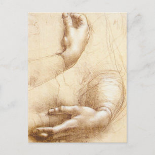Da Vinci Hands Briefkaart