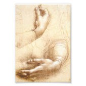 Da Vinci Hands Foto Afdruk (Voorkant)