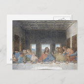 da Vinci is het laatste eten Briefkaart (Voorkant / Achterkant)