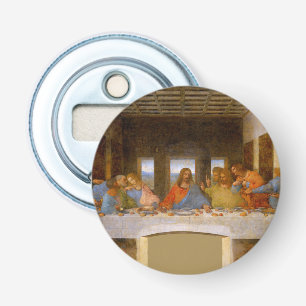 Da Vinci Laatste Avondmaal Fine Art Classic Button Flesopener
