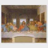 Da Vinci Laatste Avondmaal Fine Art Classic Cadeaupapier (Vlak)