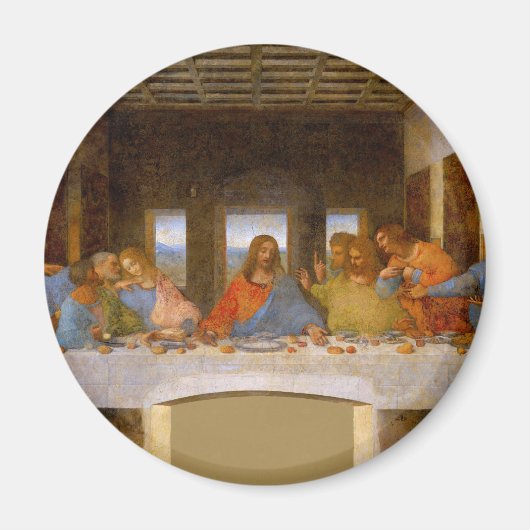 Da Vinci Laatste Avondmaal Fine Art Classic Magneet (Voorkant)