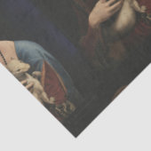 DA VINCI LADY MET ARMINE WEEFSEL PAPIER (Detail)