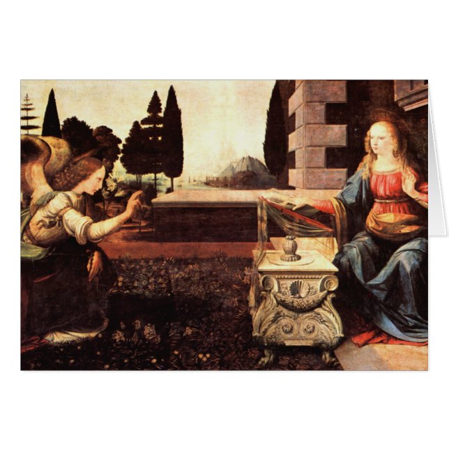 Da Vinci, Leonardo - De aankondiging (Voorkant Horizontaal)