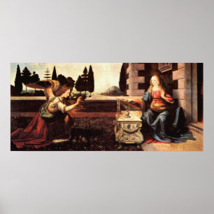 Da Vinci, Leonardo - De aankondiging Poster