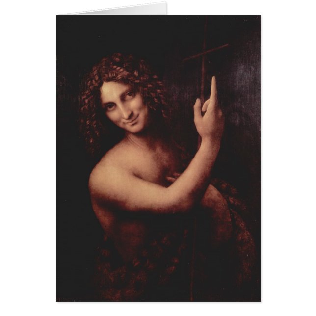 Da Vinci, Leonardo - St. John de Baptist (Voorkant)