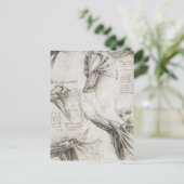 Da Vinci, Leonardo - Studie naar de anatomie Briefkaart (Staand voorkant)