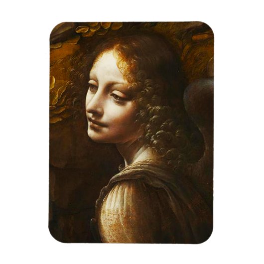Da Vinci Maagd van de Rocks Angel Magnet Magneet (Verticaal)