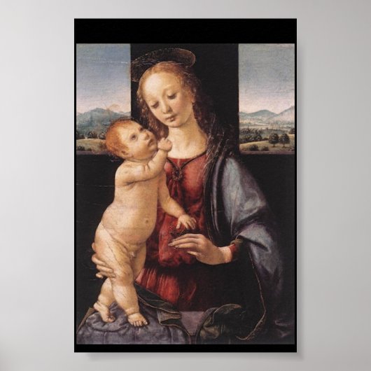 DA VINCI MADONNA ET POSTER POUR ENFANTS (Devant)