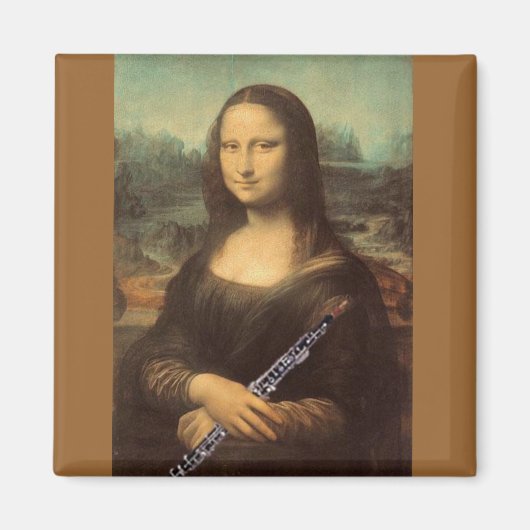 Da Vinci, Mona Lisa et Oboe Magnet (Devant)