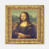 Da Vinci Mona Lisa Magnet chef-d'oeuvre (Devant)