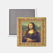 Da Vinci Mona Lisa Masterpiece Magnet Magneet (Voorkant / Achterkant)