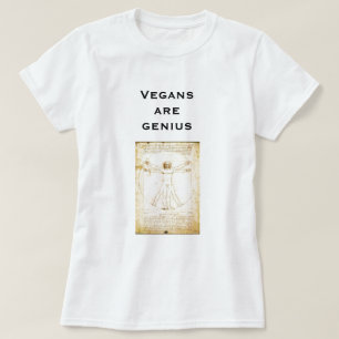 da-vinci- Vegans zijn geniaal T-shirt