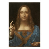Da Vinci, Verlosser van de wereld, Salvator Mundi Foto Afdruk (Voorkant)