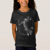 Da Vinci Vitruvian man basketball shirt (Voorkant)