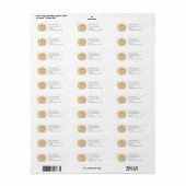 Da Vinci Vitruvian Man Etiket (Full Sheet)
