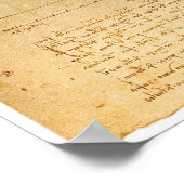 Da Vinci Vitruvian Man Poster (Hoek)