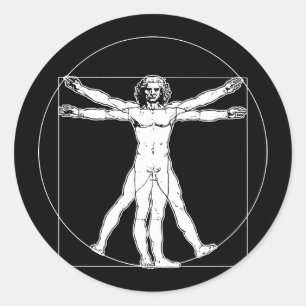 Da Vinci Vitruvian Man Sticker