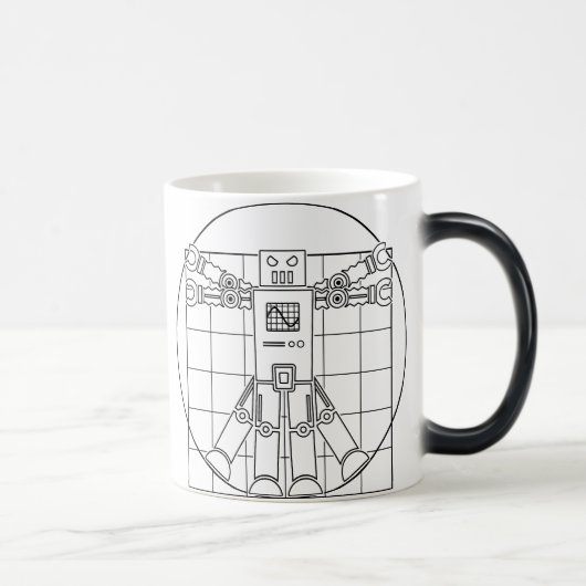 Da Vinci Vitruvian Robot Mok (Rechts)