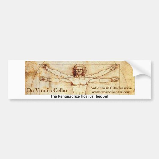 Da Vincis Cellar Bumpersticker (Voorkant)