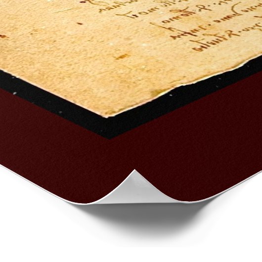 Da Vinci's kosmische Man Poster (Hoek)