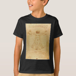 Da Vinci's Vitruviaanse Man T-shirt