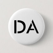 DA White Button (Voorkant)