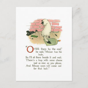 "Daar bij de kolen" zei hij Briefkaart