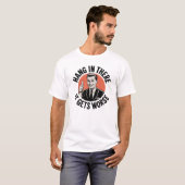 Daar blijft het nog erger. t-shirt (Voorkant volledig)