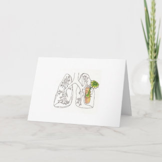 daar, daar longen kaart