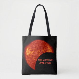 Daar gaat de Zon - Dubbelzijdige Eclipse Canvas ta Draagtas