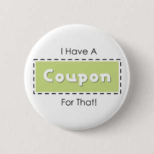 Daar heb ik een coupon voor! ronde button 5,7 cm