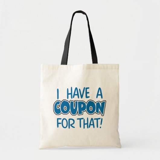 Daar heb ik een coupon voor! tote bag (Voorkant)