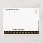 Daar het hangen in! Het Briefkaart van Kerstmis (Achterkant)