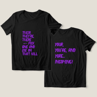 Daar, Hun / Jouw, Jij T-shirt