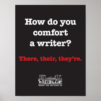 Daar, hun, ze zijn poster