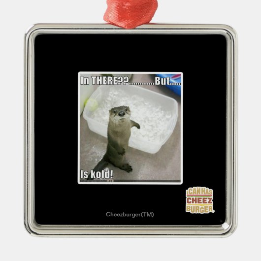 Daar? Is oud! Metalen Ornament (Voorkant)