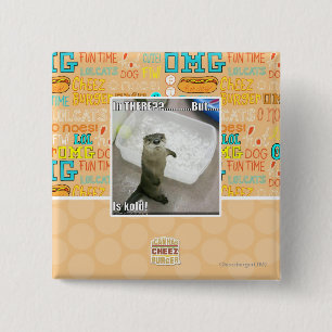 Daar? Is oud! Vierkante Button 5,1 Cm