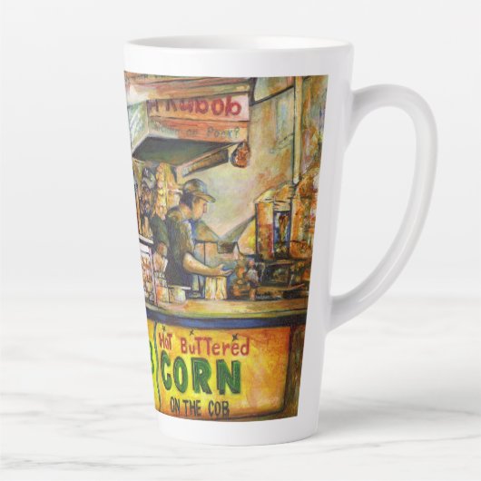 Daar kun je niet mee concurreren latte mok (Rechts)