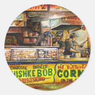 Daar kun je niet mee concurreren ronde sticker