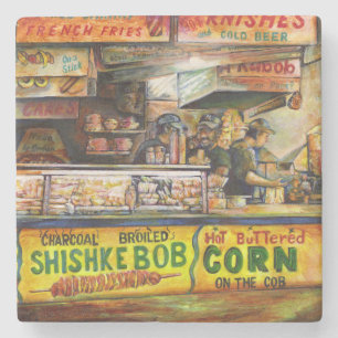 Daar kun je niet mee concurreren stenen onderzetter