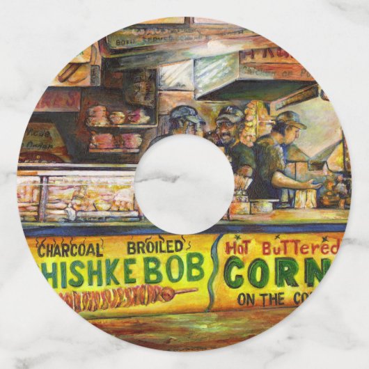 Daar kun je niet mee concurreren wijnglaslabel (Voorkant)