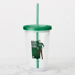 Daar, Sheldon is hier. Acryl Drinkbeker