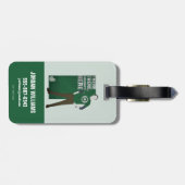 Daar, Sheldon is hier. Bagagelabel (Achterkant horizontaal)