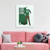 Daar, Sheldon is hier. Canvas Afdruk (Insitu (Woonkamer))