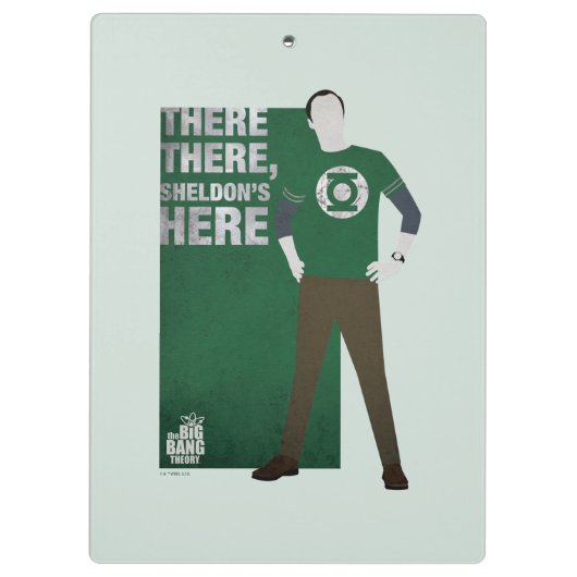 Daar, Sheldon is hier. Klembord (Achterkant)