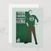 Daar, Sheldon is hier. Notitiekaartje (Voorkant / Achterkant)