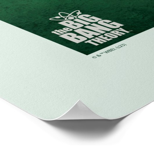 Daar, Sheldon is hier. Poster (Hoek)