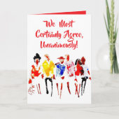 Daar zijn we het zeker mee eens! Happy Vaderdag Kaart (Voorkant)