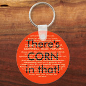 Daar zit CORN in! Sleutelhanger (Voorkant)